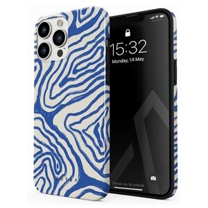 Blue and White Phone Case